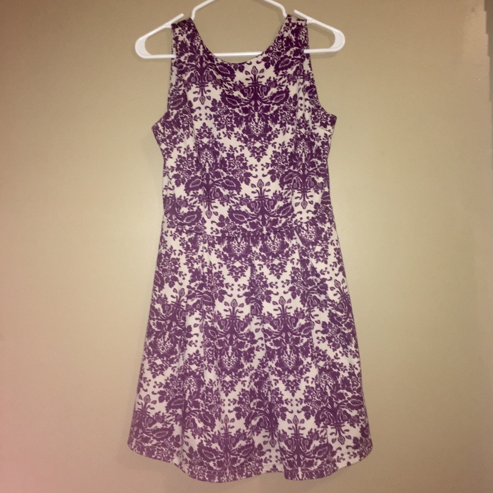 💜Purple & Tan Dress💜